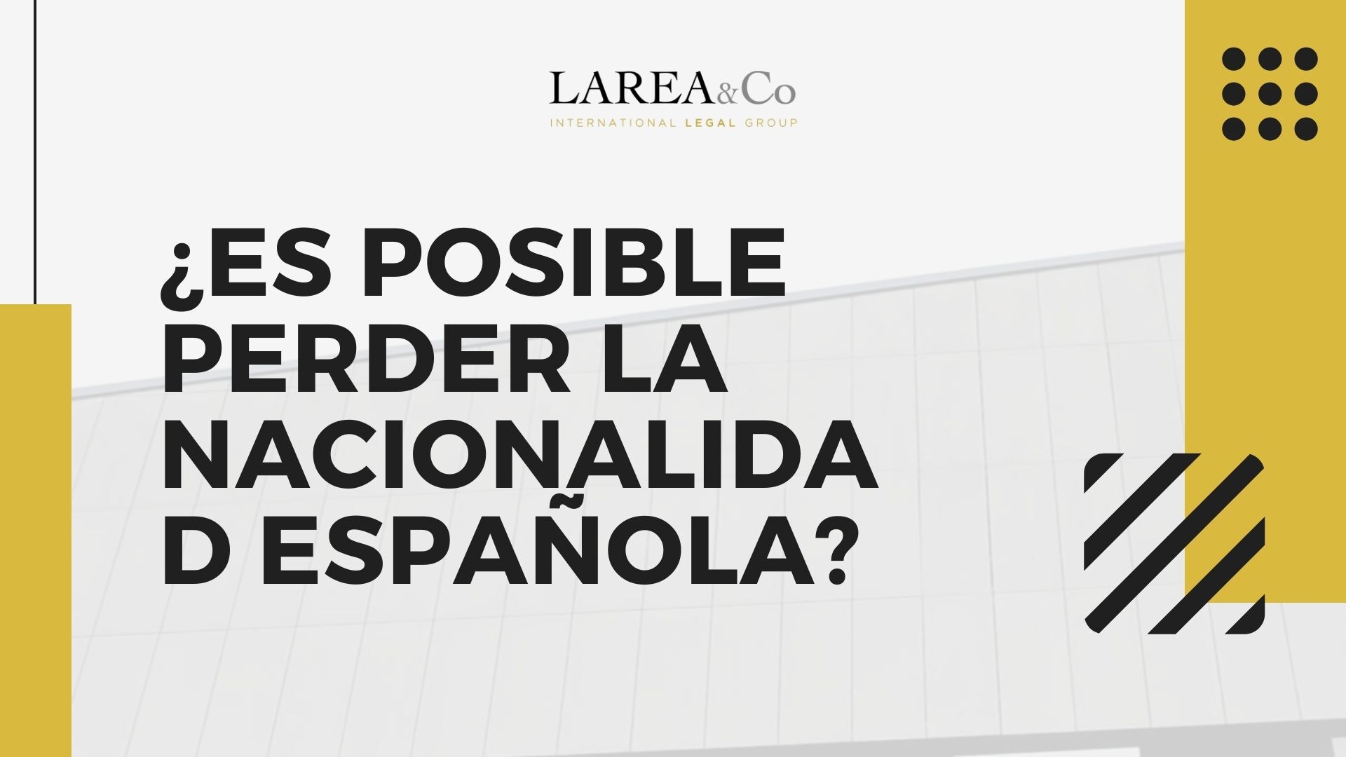 ¿Es posible perder la nacionalidad Española?